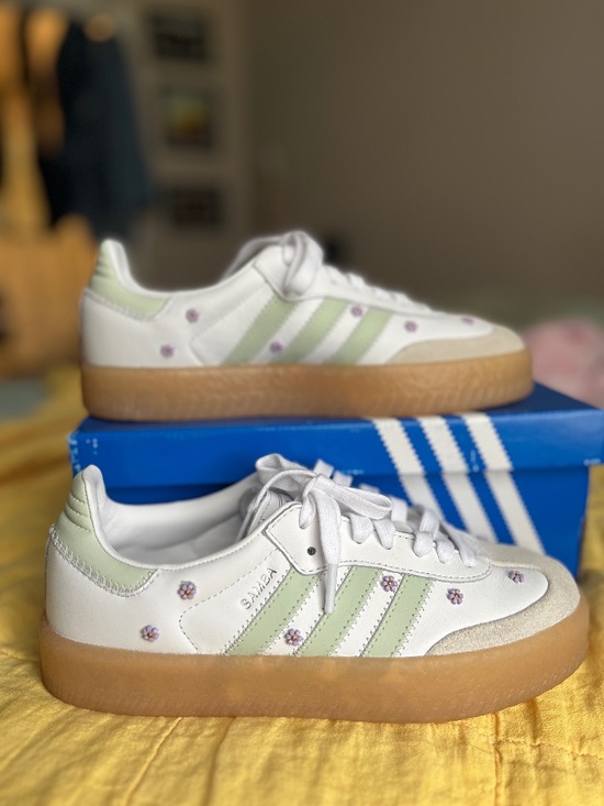adidas Shoes - Japan Floral Sage Samba Adidas Sneakers